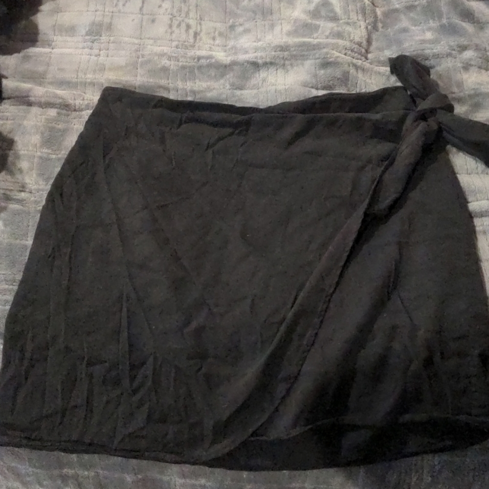 Black Other Stories wrap skirt